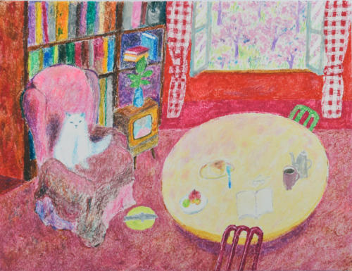 赤い部屋、そして桜