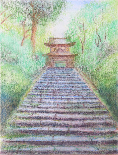 浄智寺への階段