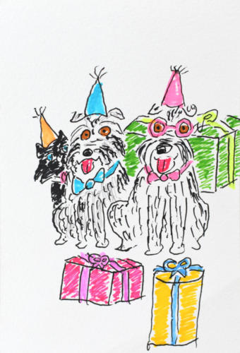 愛犬ムクとギルビーと魔女猫ユイ