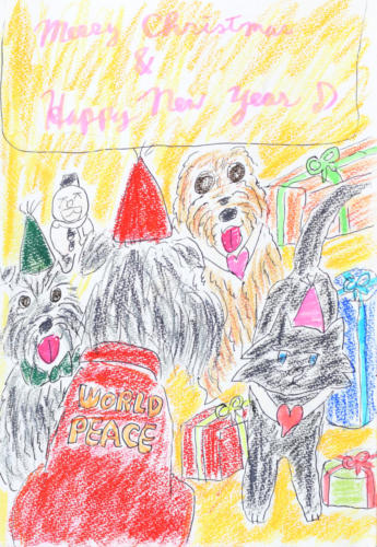 愛犬ムクとギルびーのクリスマスパーティー大作戦22①