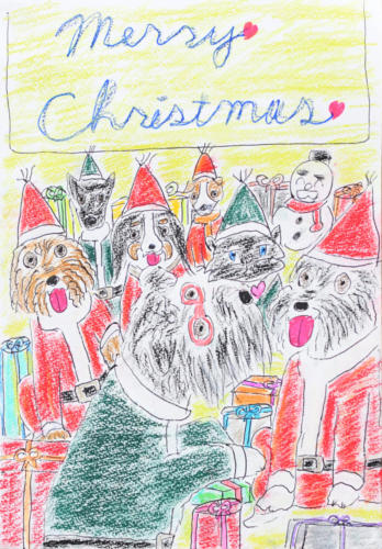愛犬ムクとギルびーのクリスマスパーティー大作戦22