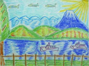 山と湖と船と飛行機と